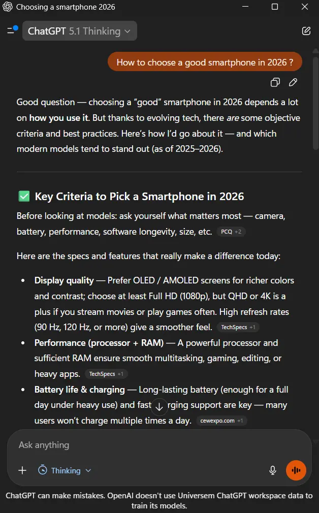 un exemple de prompt chatGPT